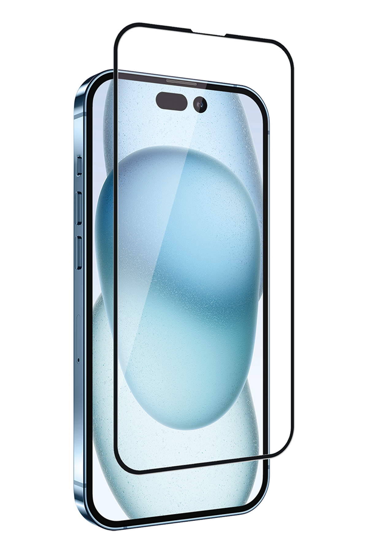 onopo Iphone 15 Pro Uyumlu Tam Kaplayan Şeffaf Seramik 12D Cam Ekran Koruyucu