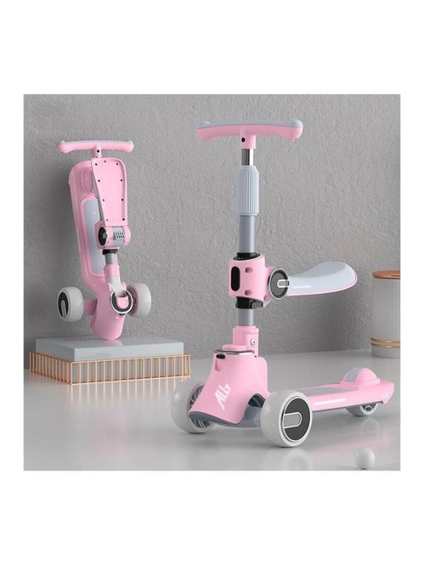 Ally Ayarlanabilir Yükseklik 3 Tekerlekli Çocuk Scooterı Katlanabilir Kaykay
