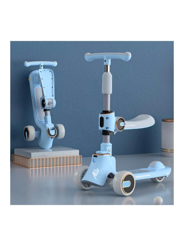 Ally Ayarlanabilir Yükseklik 3 Tekerlekli Çocuk Scooterı Katlanabilir Kaykay