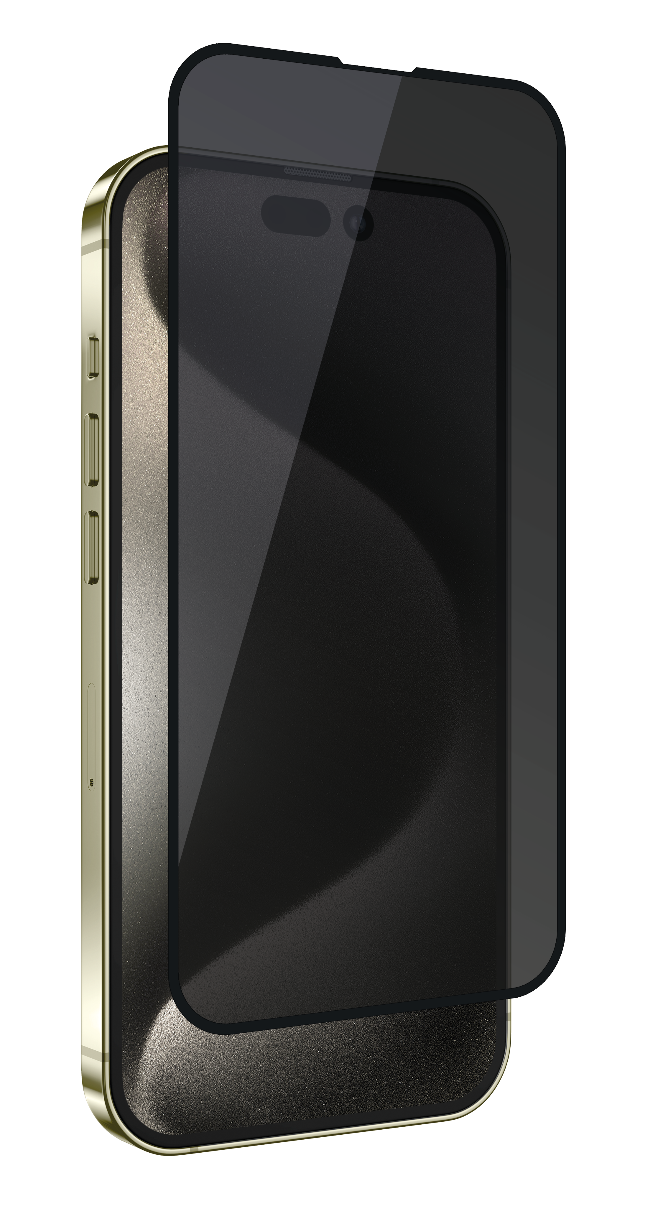 onopo İphone 16 Pro Uyumlu Tam Kaplayan Anti Static Ultra Görünmezlik 3D Premium Cam Ekran Koruyucu