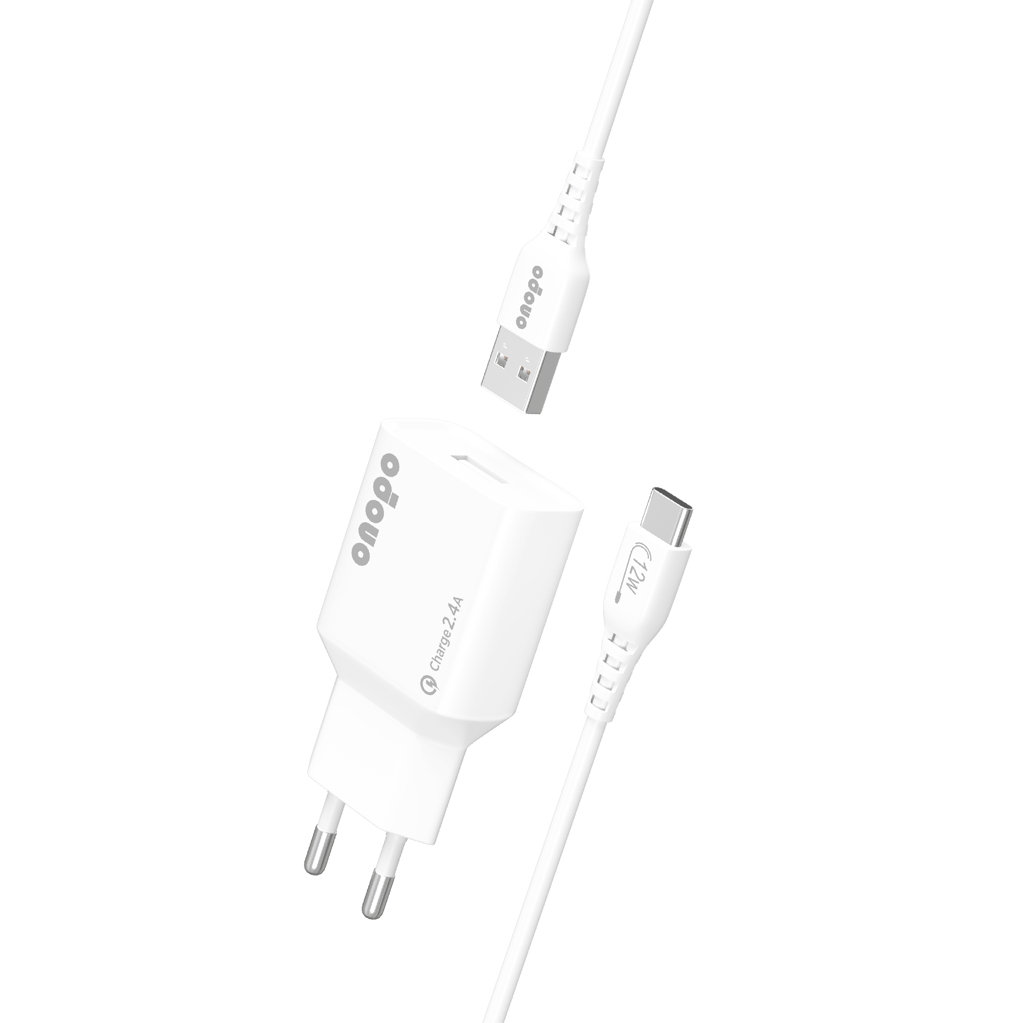 onopo Android Xiaomi Ve Samsung Uyumlu Type-c Usb 2.4A Şarj Cihazı 12W - S4