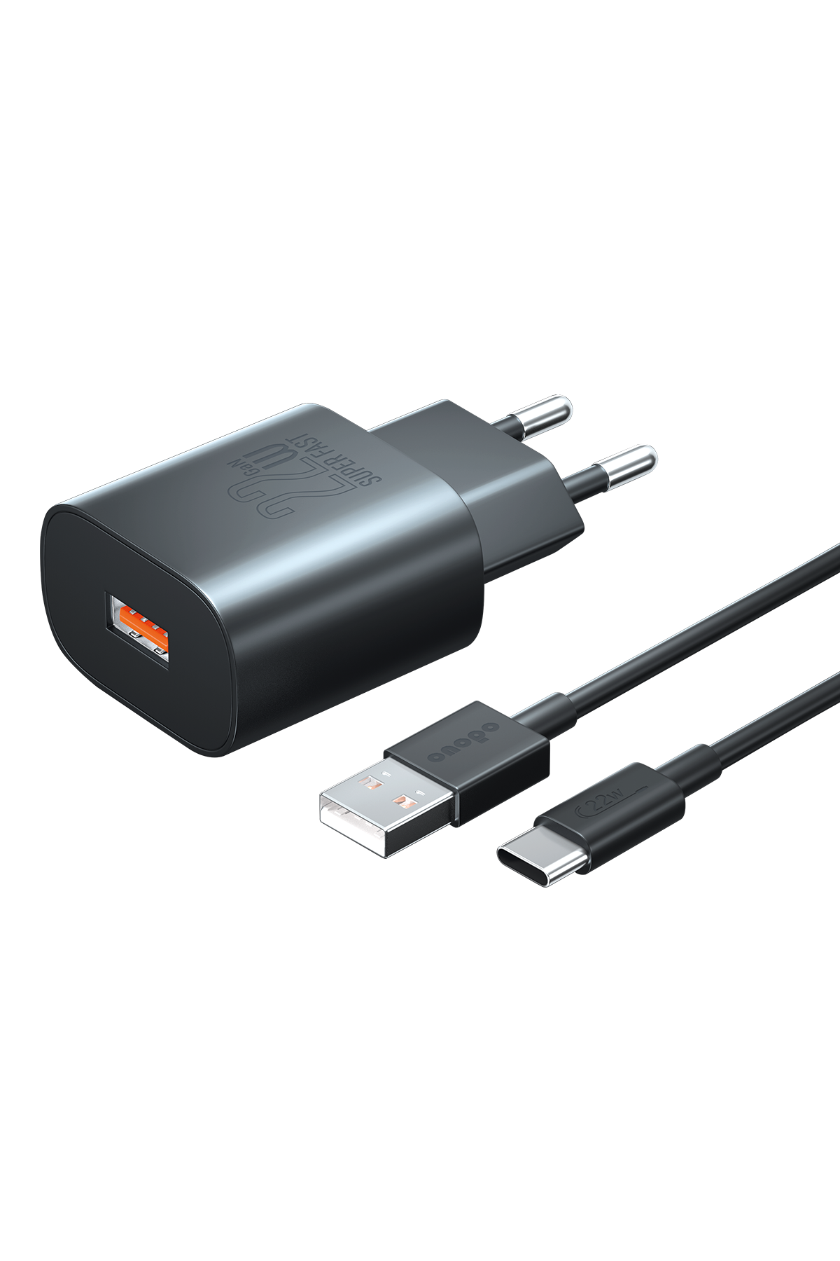 onopo 22w Usb Hızlı Şarj Aleti Seti Esnek Type-c Kablo - M9