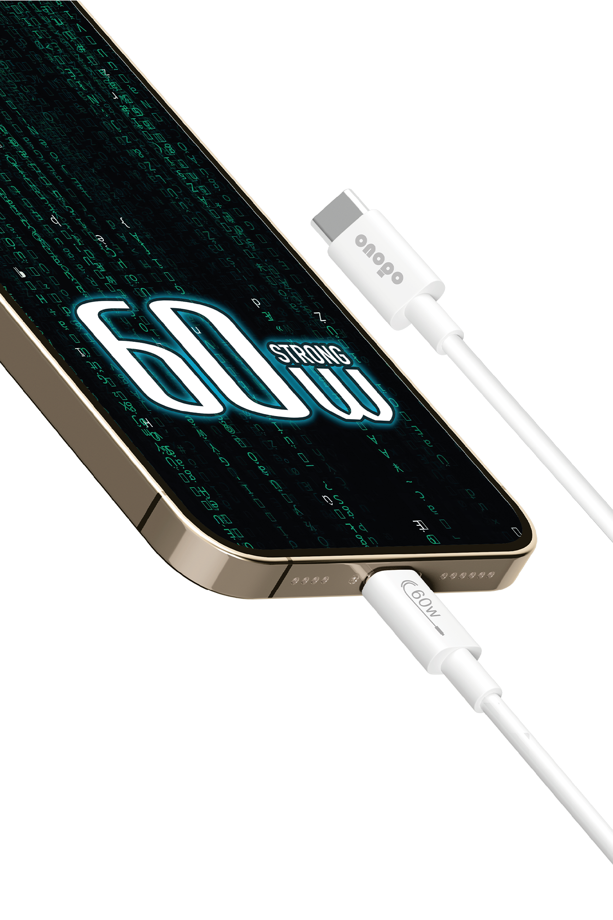 onopo Android Xiaomi Ve Samsung Uyumlu 60W PD Type-C to Type-C Hızlı Şarj ve Data Kablosu 1 Metre - P7