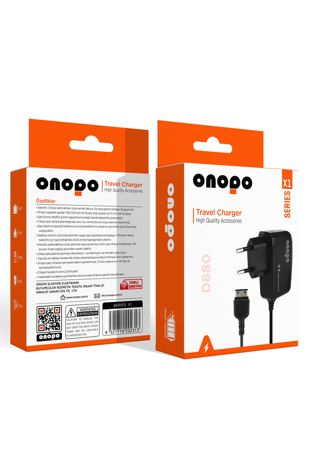 onopo D880 GT-E1190 GT-E1150 GT-E1205 GT-E1207 ŞARJ CİHAZI SM-D880 Uyumlu Şarj Cihazı - X1