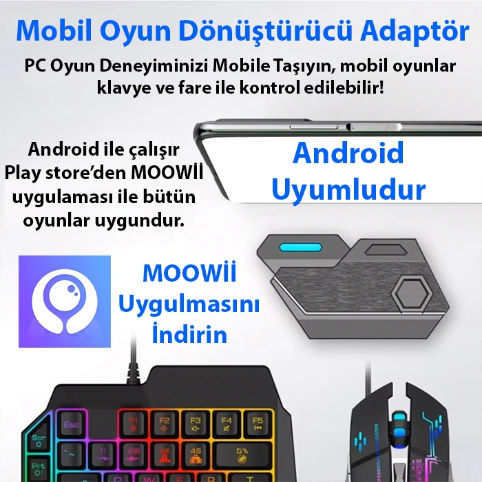Ally Mix Elite Plus - PUBG denetleyicisi için Gamepad mobil oyun klavye Mouse dönüştürücü Bluetooth Android oyun adaptörü