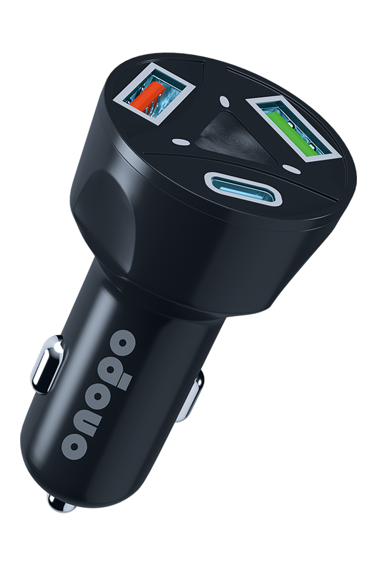 onopo 3.4A Type-C (PD) ve Çift USB Girişli Turbo Hızlı Araç Şarjı 55W - A8