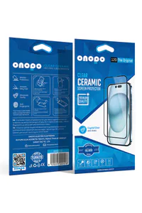 iPhone 16 Uyumlu Tam Kaplayan Şeffaf Seramik 12D Cam Ekran Koruyucu