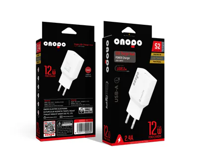 Onopo S2 12W 2.4A USB Şarj Adaptörü