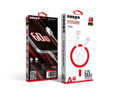 Onopo iPhone Uyumlu PD 60W Güçlü Kablo Type-C to Lightning Şarj ve Data Kablo - P6