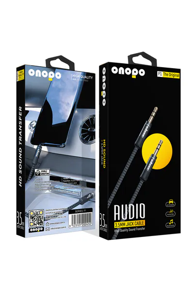 Onopo Audio 3.5MM Aux Kablosu 1,5 Metre - F1