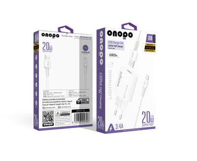 Onopo iPhone Apple Uyumlu Lightning USB 3.4A iPhone Hızlı Şarj Cihazı Uyumlu 18W - X8